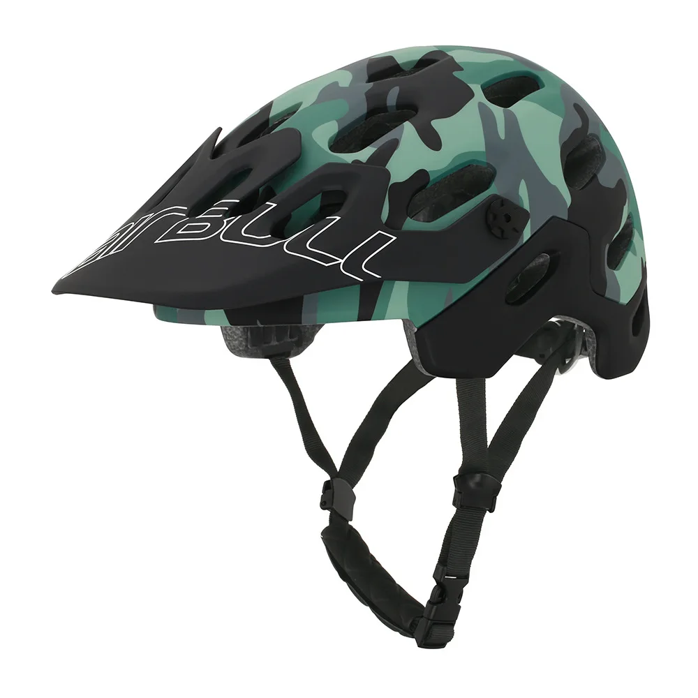 Cairbull Mountain Bicycle Helmet Man Full Covered MTB Down Hill Full Face Helmet Inte-Molded TRAIL BMX Cycling Helmet Ultralight