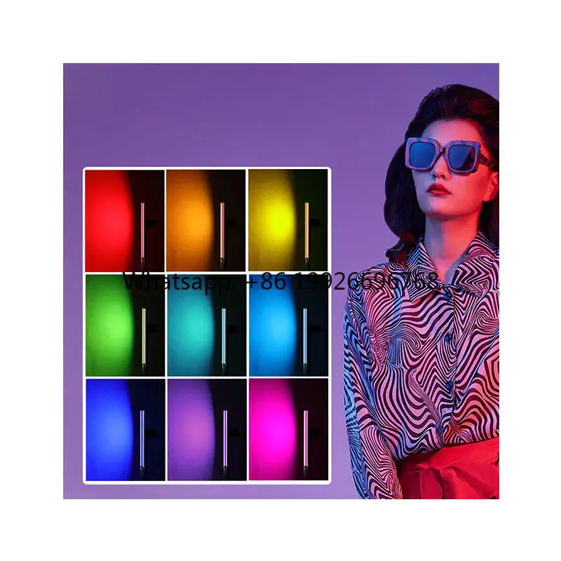

12W Bi Color 2700K-6500K 360 Hue Full-Color Handheld Stick Light for Photography Rgb Led Video Light
