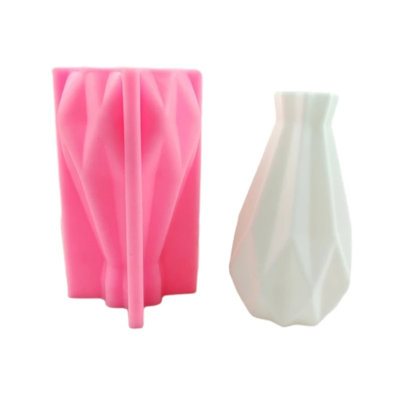 

Rhombus Pot Silicone Mold Flower Storage Vase Epoxy Resin Mold Suitable for Diy Crafts Jewelry Container Home Decoration