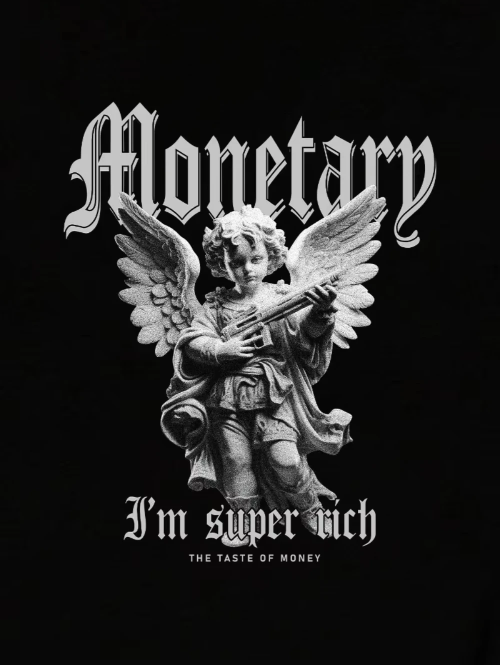 Maglietta in cotone con grafica angelo slogan unisex donna uomo estate marchio di lusso moda top di grandi dimensioni casual manica corta streetwear tee