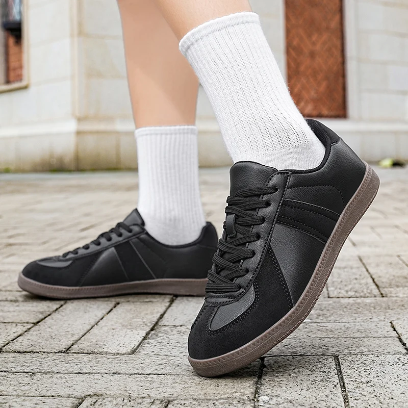 Classic Designer Sneakers Men Big Size 36-48 Comfy Leather Casual Sneakers Women Sports Shoes Outdoor Non-slip Men's Skate Shoes - view 6
