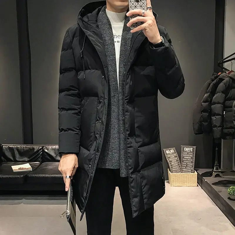 2023 Winter Long Style Herrenmode Parkas Mantel Freizeit jacke verdicken warmen Mantel Männer Parka Mäntel Größe M-8XL e680