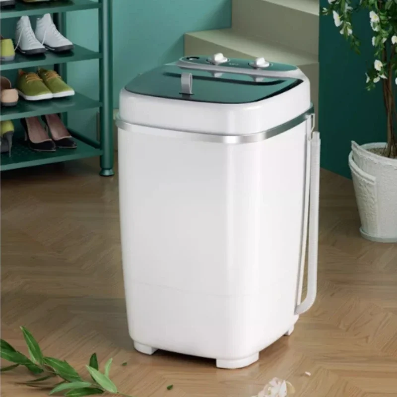 Household Small Semi-Automatic Shoe Washing Machine: Mini Shoe Brushing Machine for Shoes, Socks & Laundry
