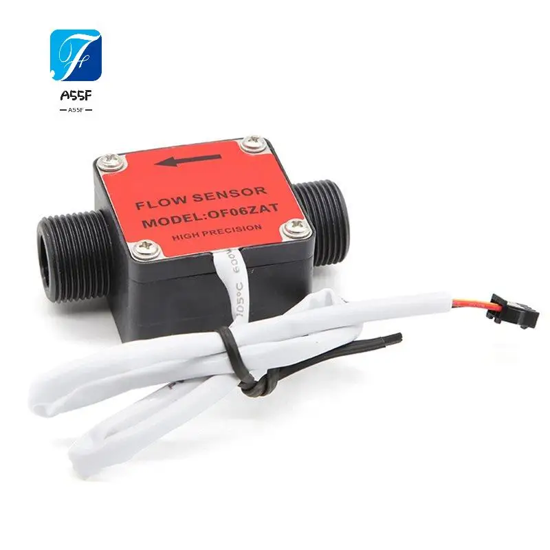 Medidor de flujo A55F-Gear de 3/4 pulgadas, sensor de flujo Hall para lavadora, lavavajillas, aceite, detergente, leche y miel