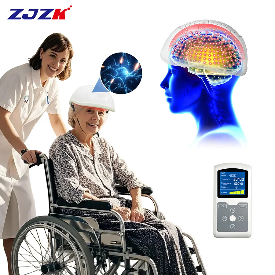 2026 Professional Neuromodulation Parkinsons Disease Treatment Rehabilitation Equipment for Stroke Patients 810nm Helmet 1-10000
