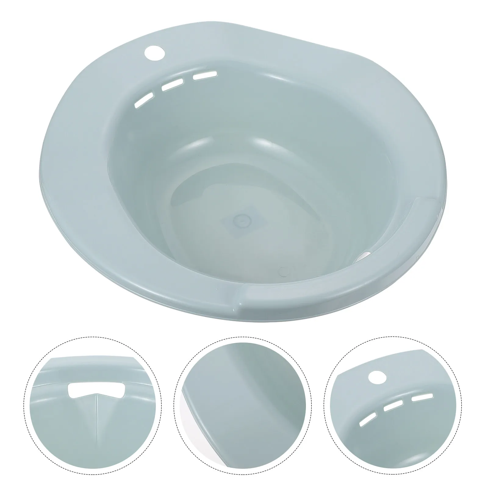 

1Pcs Sitz Bath Safe Material Squat Free Postpartum Care Toilet Seat Basin Pregnant Women Soaking Bidet Sitz Bath