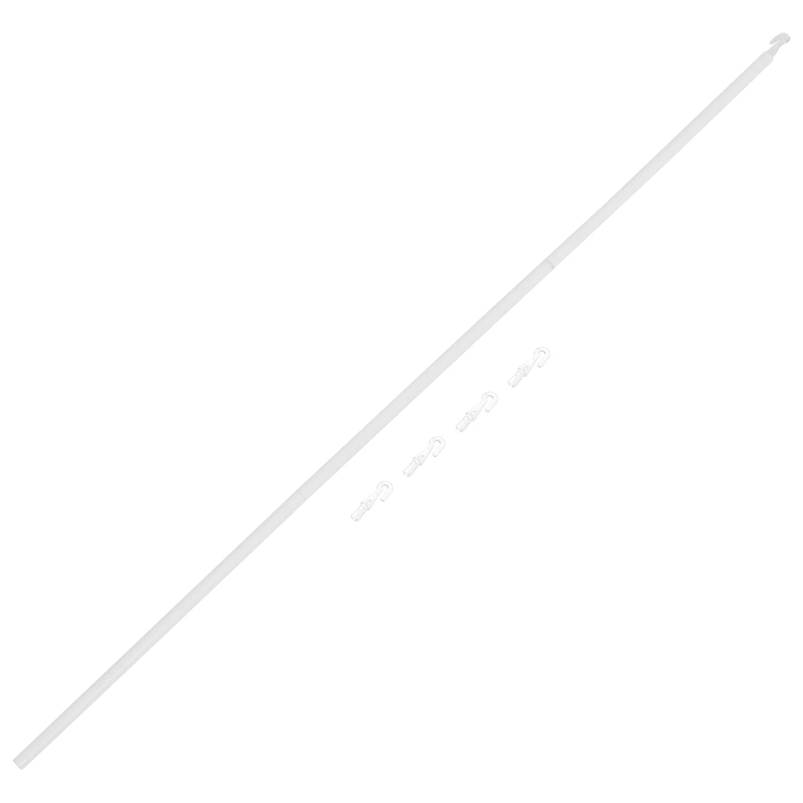Shutter Rotary Rod Blind Parts Long for Window Stick with Hook Accessories Blinds Rods Windows Curtain Vertical Repair