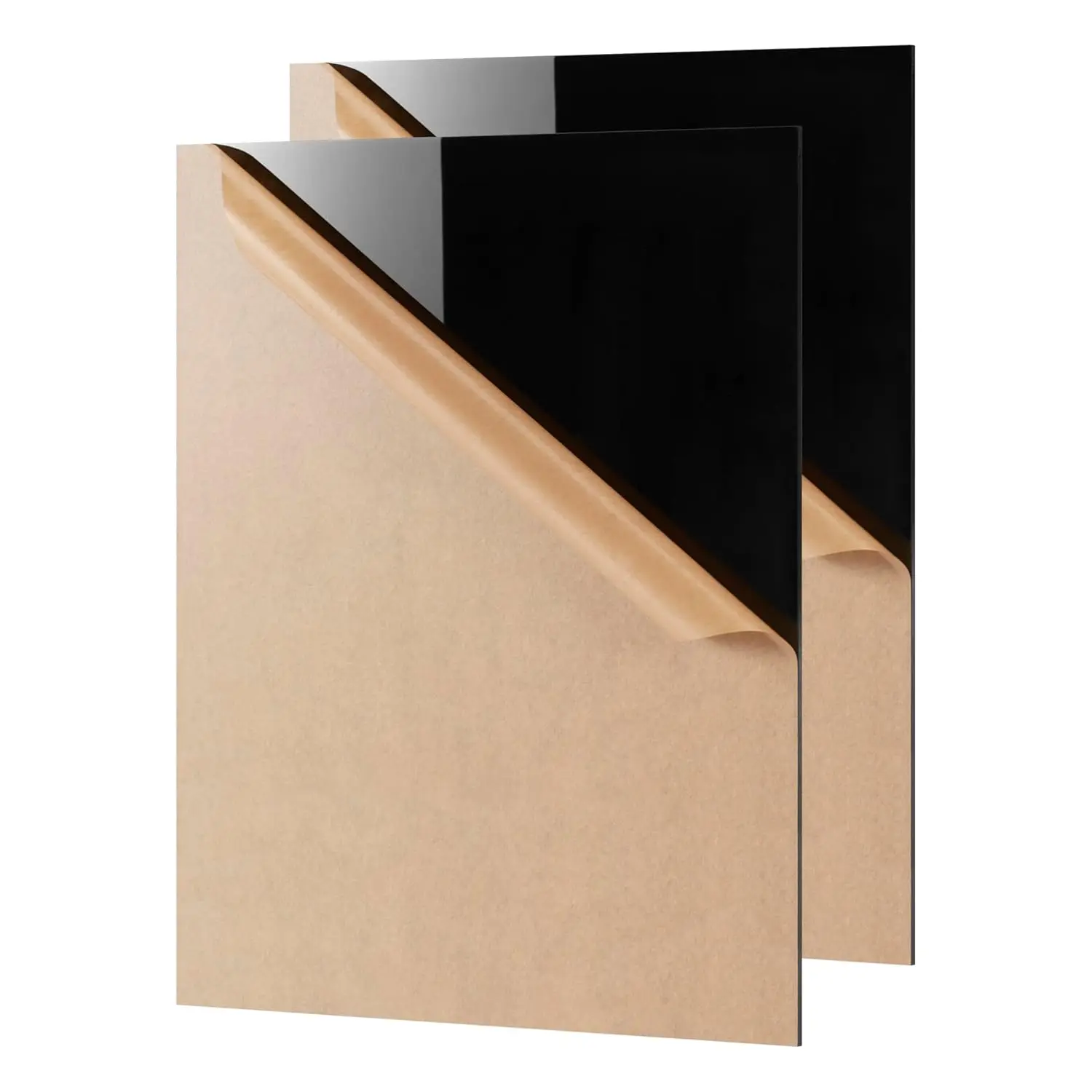 

Black Acrylic Sheet 18' x 24' Cast Plexiglass Panel 1/8' Thick (3mm) Plastic Board for Craft Project