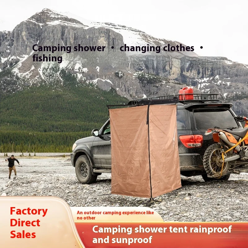 Portable Outdoor Waterproof Changing Room Tent Vehicle Mount Shower Tent With Carry Bag For Camping And Offroad Use