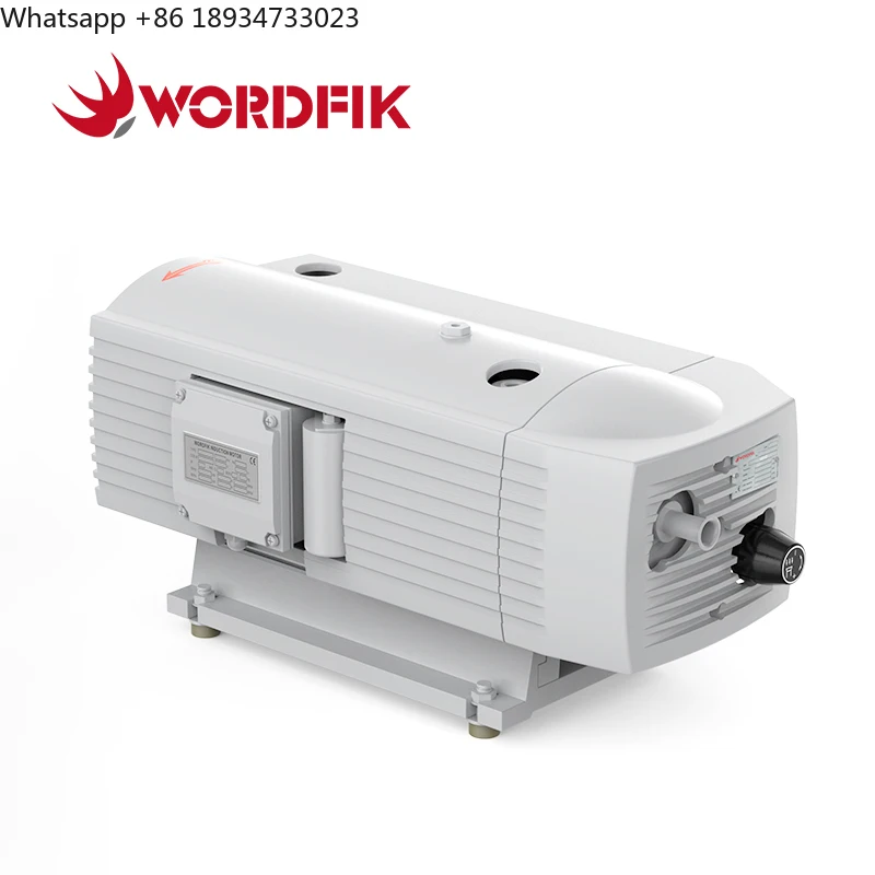 Wordfik Low Noise Vibration Dry Rotary Vane Pressure Pump TD10 10m³/h 12m³/h Compact Compressor for Plastic Blowing