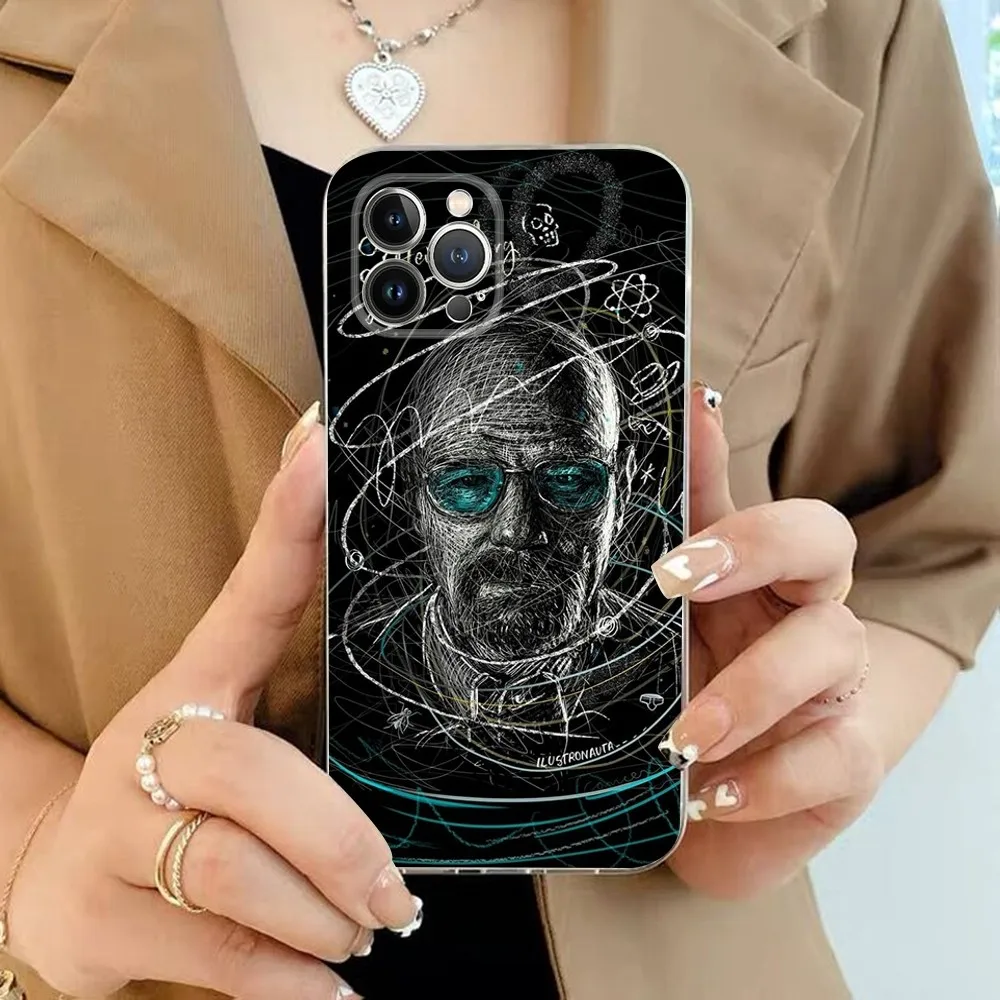 Coque de téléphone Breaking Bad, série télévisée américaine, coque arrière transparente, iPhone 15 13 14 Pro Max XS Poly 12 11 Pro 13 Mini 6 7 8 Plus