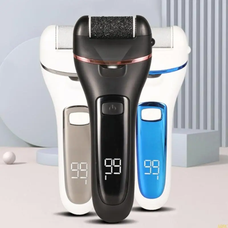 A0NC 전기 캘러스 리무버 발 관리 하드 크랙 페디큐어 도구 ABS 재료