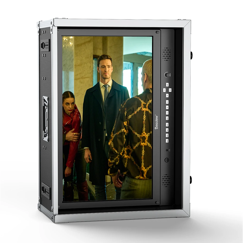 Desview D21-HB 21.5'' Production Monitor MultiScreen Mode Full Waveform Monitoring Function All-in-One Case 1000 Nits Brightness