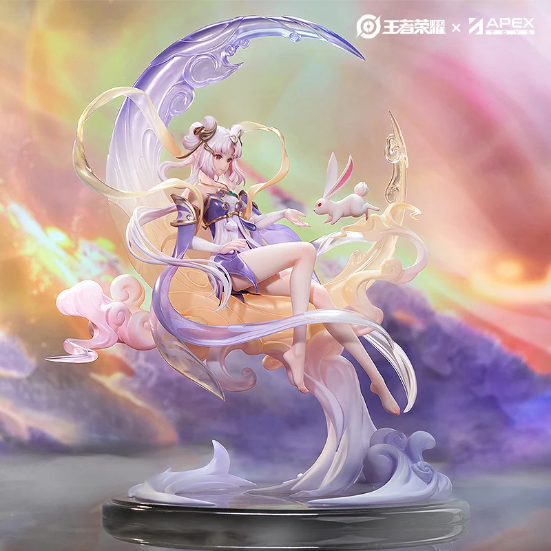 

Original Honor Of Kings Action Figurals Chang E Game Character Sculpture Anime Figurine Statue Cartoon Collectible Model Toy