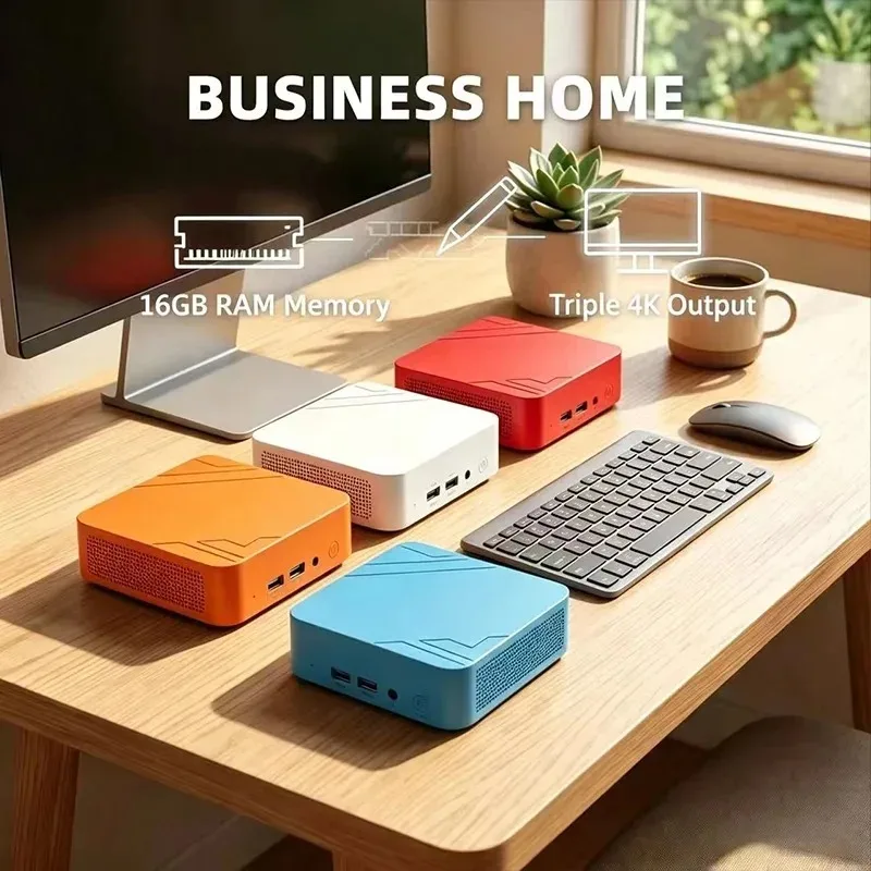 Compact Desktop For Daily Study, Office & Smooth Light Gaming Fast Mini PC Intel Core I9-8950HK, 16GB RAM 2TB SSD