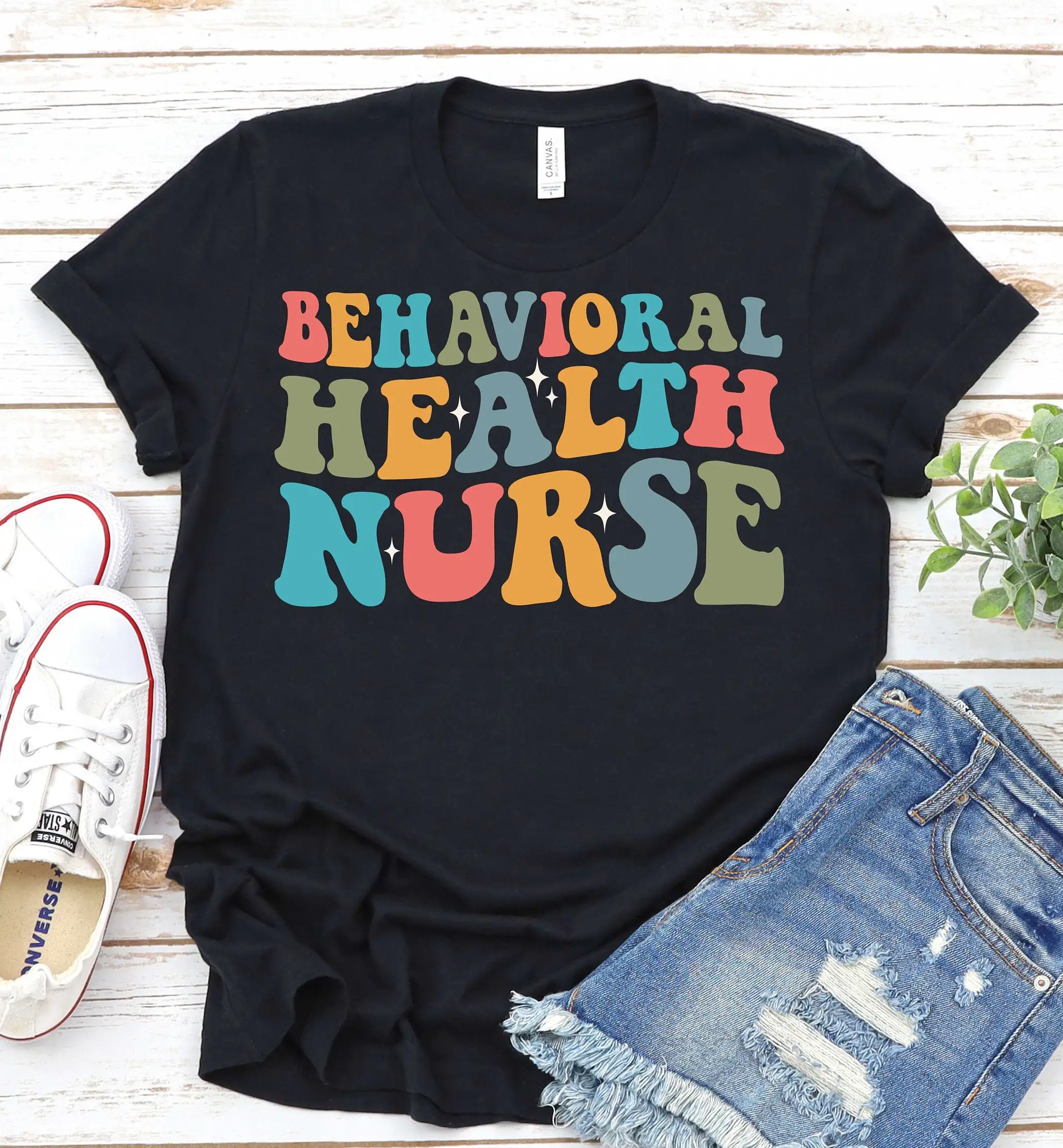 Behavioral Health Nurse T Shirt Mental Psychiatric Nursing Cognitive Therapy