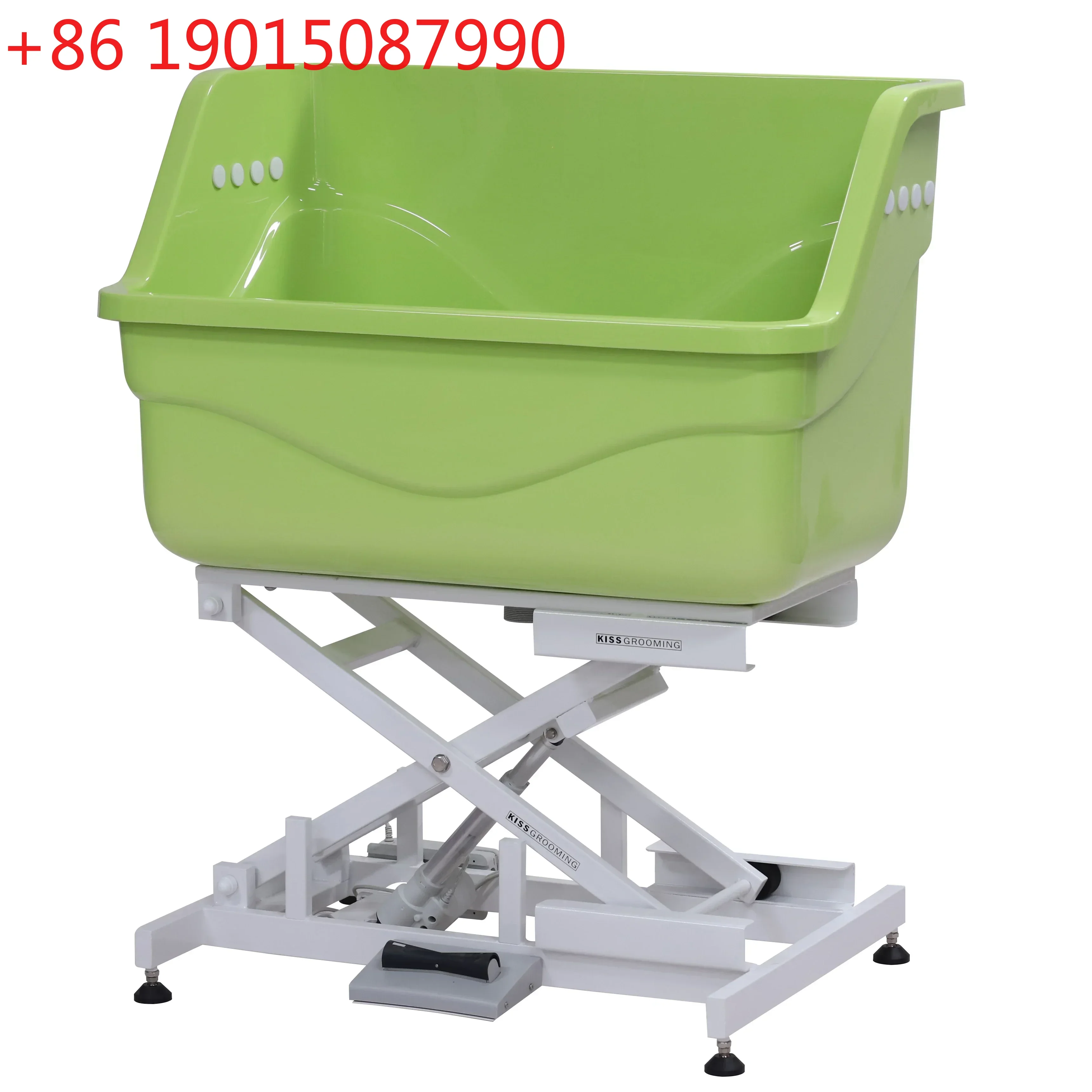 

Portable lifting pet grooming tub AEOLUS Factory Wholesale Pet grooming training competition pet acrylic bathtub
