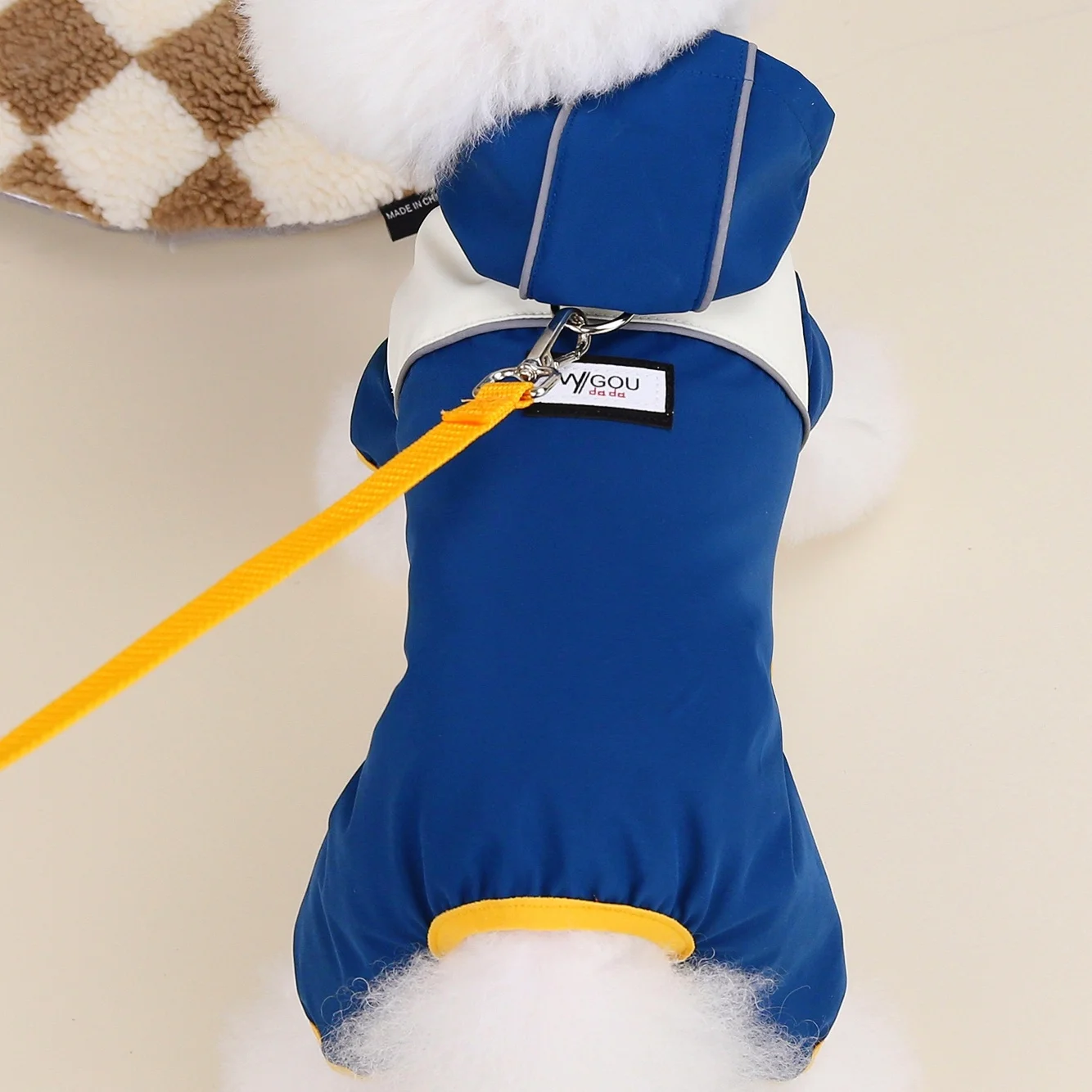 Hooded Dog Raincoats Jackets Pet Raincoat Dogs Clothes Overalls Jumpsuit Outdoor Waterproof Rain Coat For Dogs Puppy Clothing - view 5