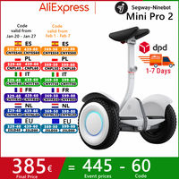 EU Stock Ninebot By Segway Mini Pro 2 Advanced Smart Self-Balancing Scooter 18km/h Speed 35km Range Compatible with Gokart Kit