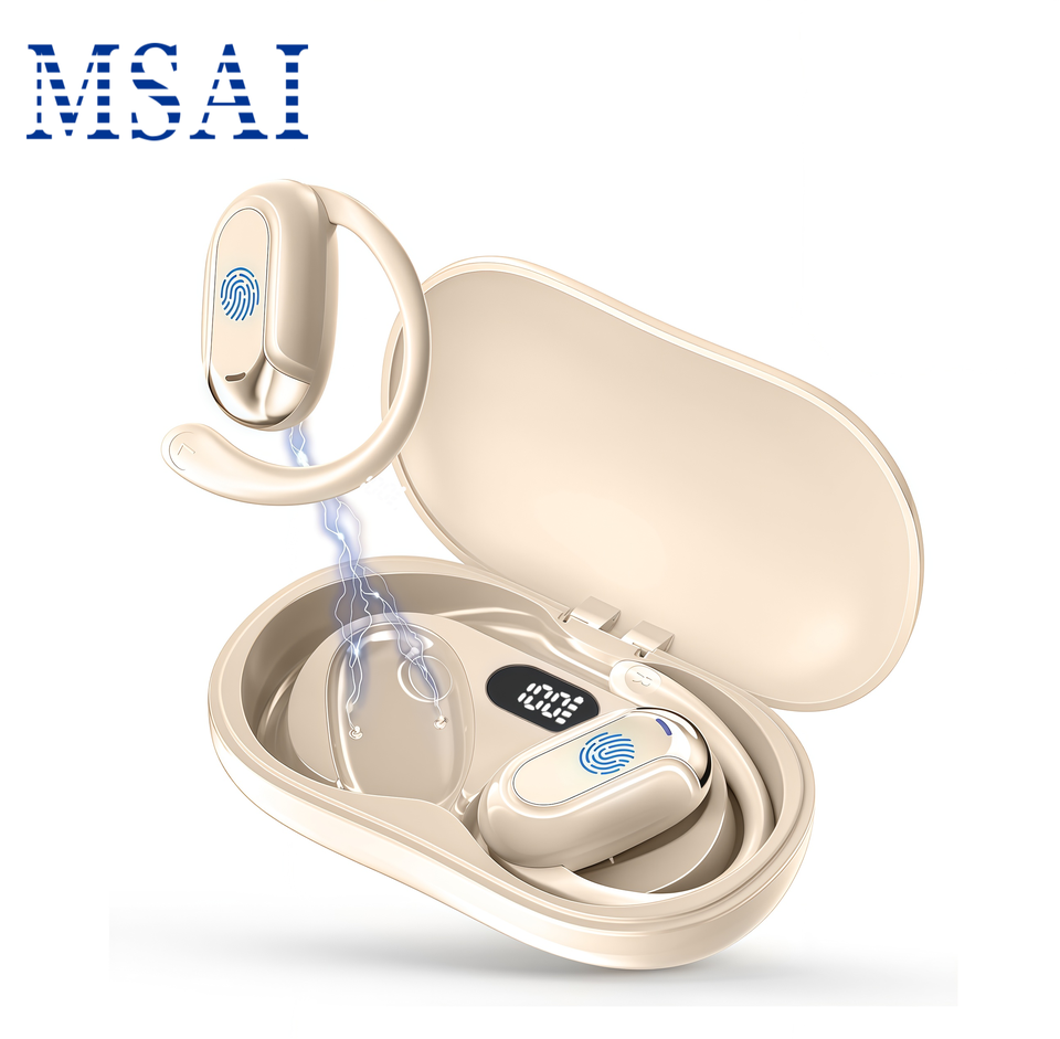 138 Language Translator Earbuds AI Translation Real Time Translating Earbuds Open Ear with 90H Playtime for Travel Business 