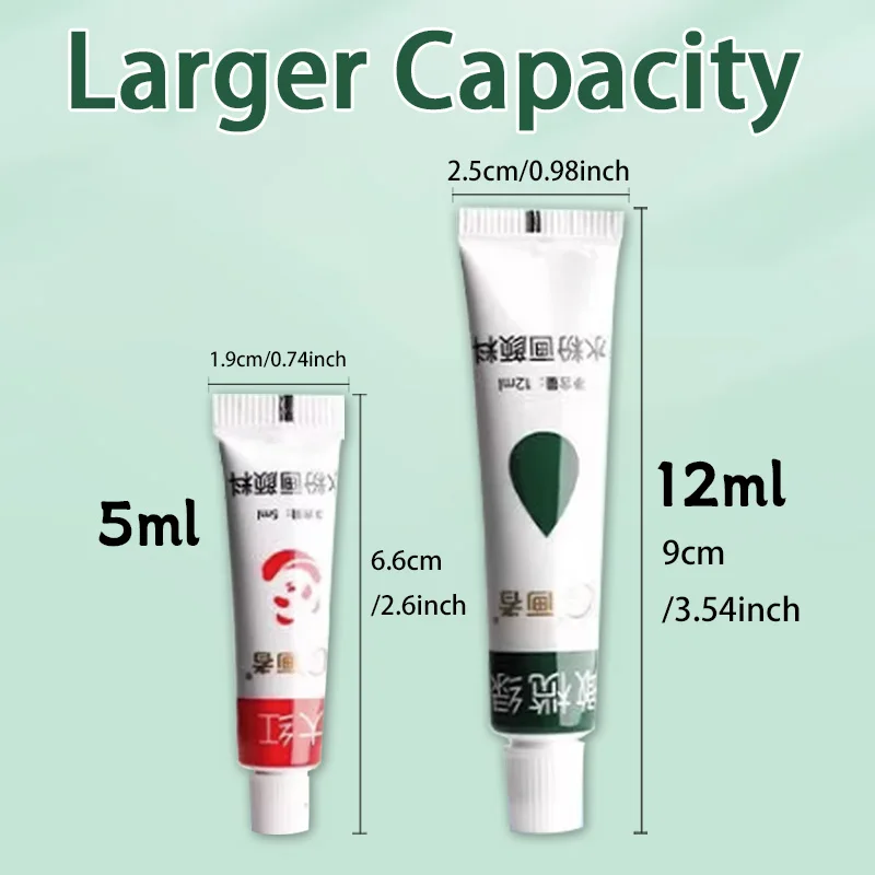 Назад в школу, 42/48/54/66 шт., набор тюбиков для гуаши, 12 мл/0,4 унции, подходит для холста, взрослых, художников на Хэллоуин