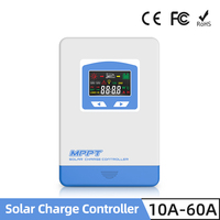 MPPT Solar Controller 60A 40A 30A 20A 12V 24V Solar Battery Charger 32V Setting Charger Back-light LCD Solar Regulator