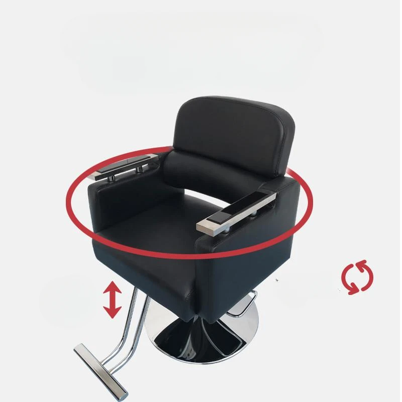 Makeup Hairdressing Barber Chairs Barbershop Hair Salon Hairstylist Adjust Barber Chair Chaise Coiffeuse Beauty Furniture QF50BC