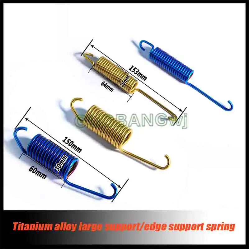 

Titanium Alloy Side Stand & Main Stand Spring for Electric Motorcycles, Fits 110/115/300mm, Anti-Tip Safety Support 1PCS