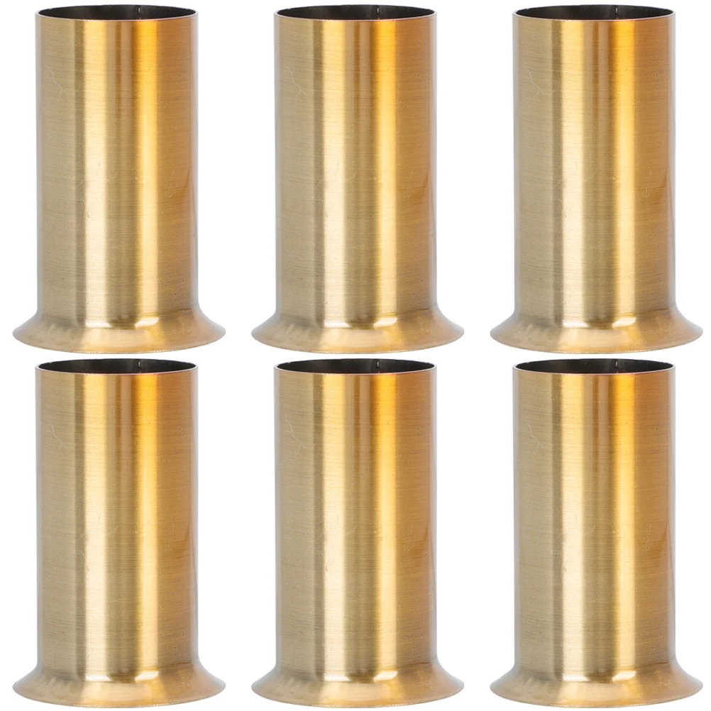 6 قطعة قاعدة مصابيح كم E14 ثريا حديدية التشفيه غلاف مقاوم للحرارة دائم ل كريستال أضواء الثريا تركيبات المقبس