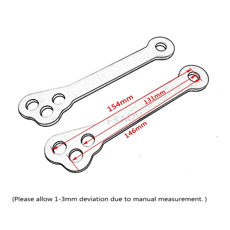 Rear Suspension Cushion Connect Drop Link For HONDA CB500X CB500F CB400X CBR500R 2019 2020 2021 Motorcycle Lowering Links Kit