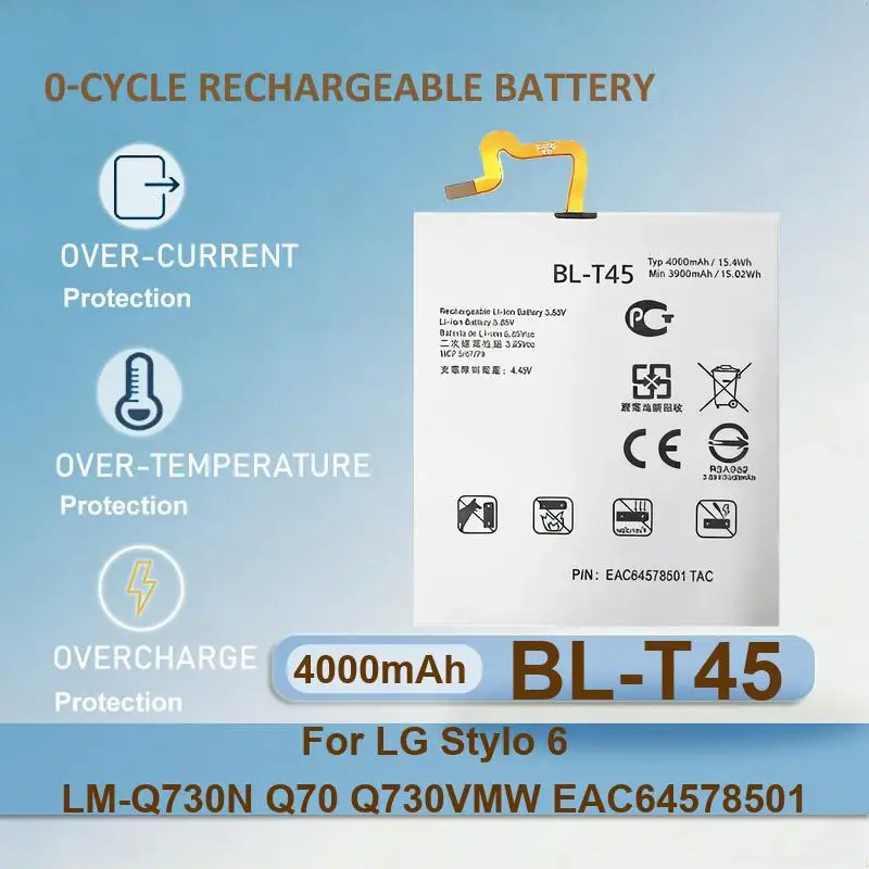 Battery For LG Stylo 6 LM-Q730N Q70 Q730VMW EAC64578501 Optimus G2 mini D620 D620R D620K D618 D315 F70 F320 F320L F320S F320K