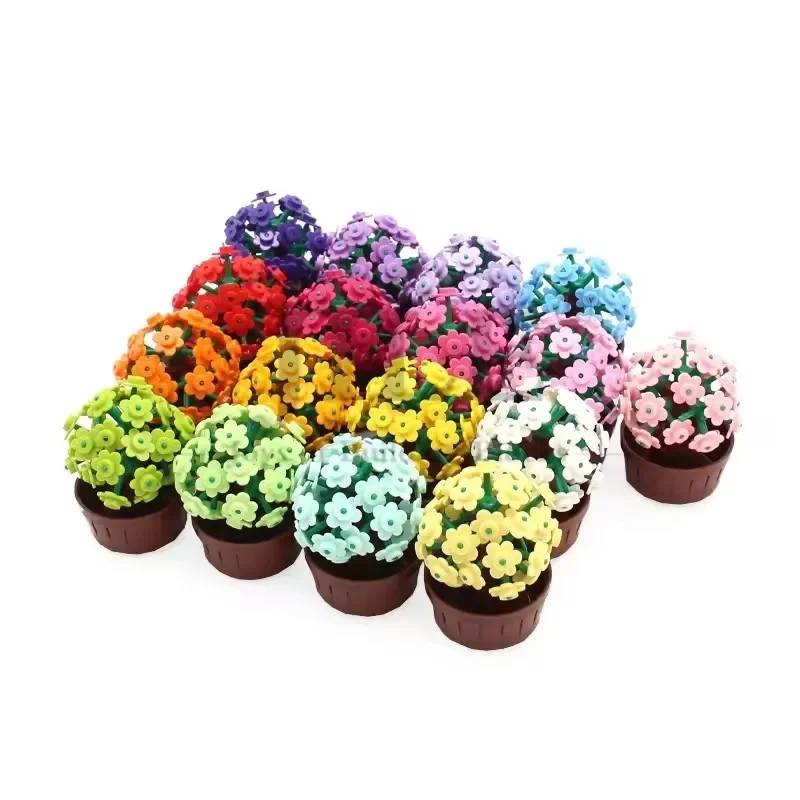 500pcs Small Flower 3742 Building Block MOC Parts Flowerhead Brick Toys Creative Compatible with Major Brand For Gift gallery 4