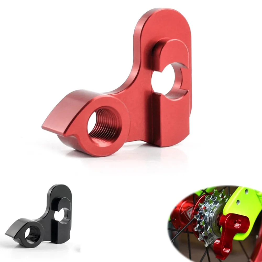 Speed Change Aluminum Alloy Single-speed Modified Rear Derailleur Tail Hook Rear Shifting Bike Rear Derailleur Hanger