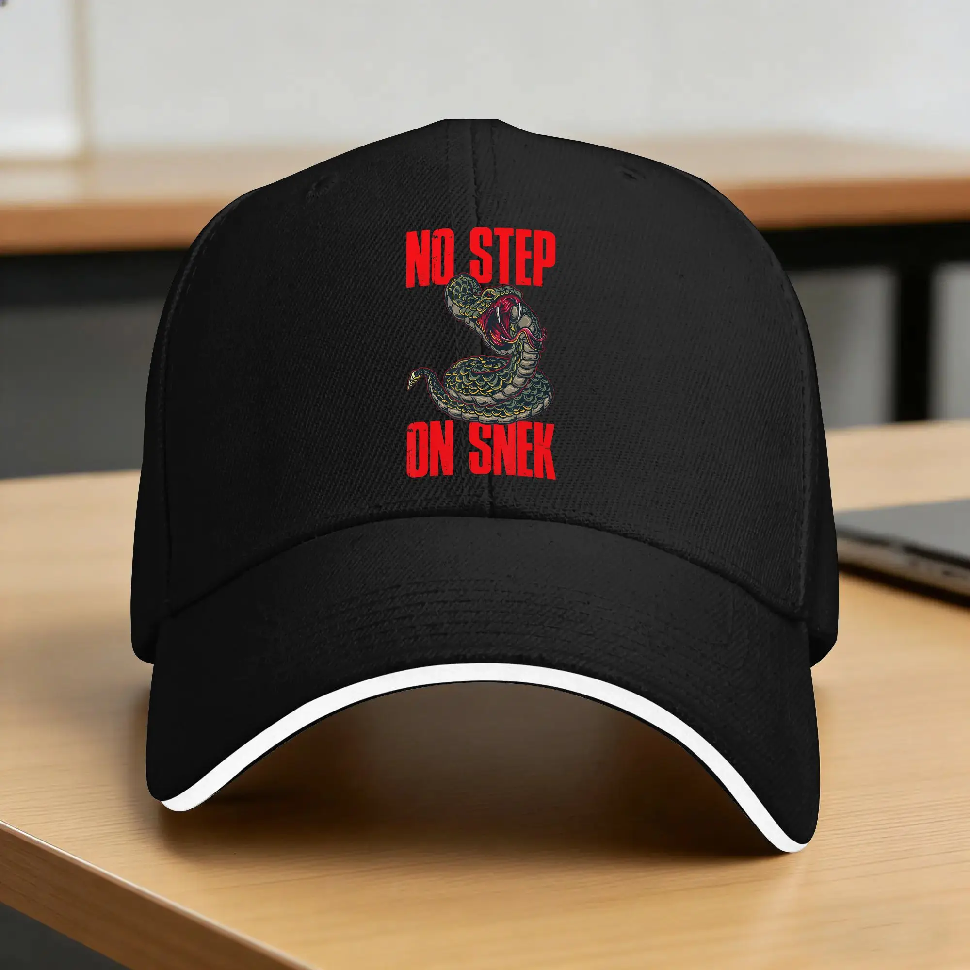No Step On Snek Casual Baseball Cap Summer  Trucker Hat Dropshipping Outdoor Sports Snapback Cap Men Women Trendy Baseball Caps