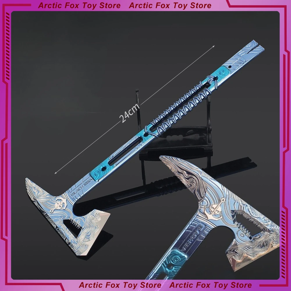24 cm Neue Delta Action Anime Figur Schwarz Meer Peripherie Metall Modell Handwerkskunst Desktop Dekoration Ornamente Geburtstag Geschenk Spielzeug
