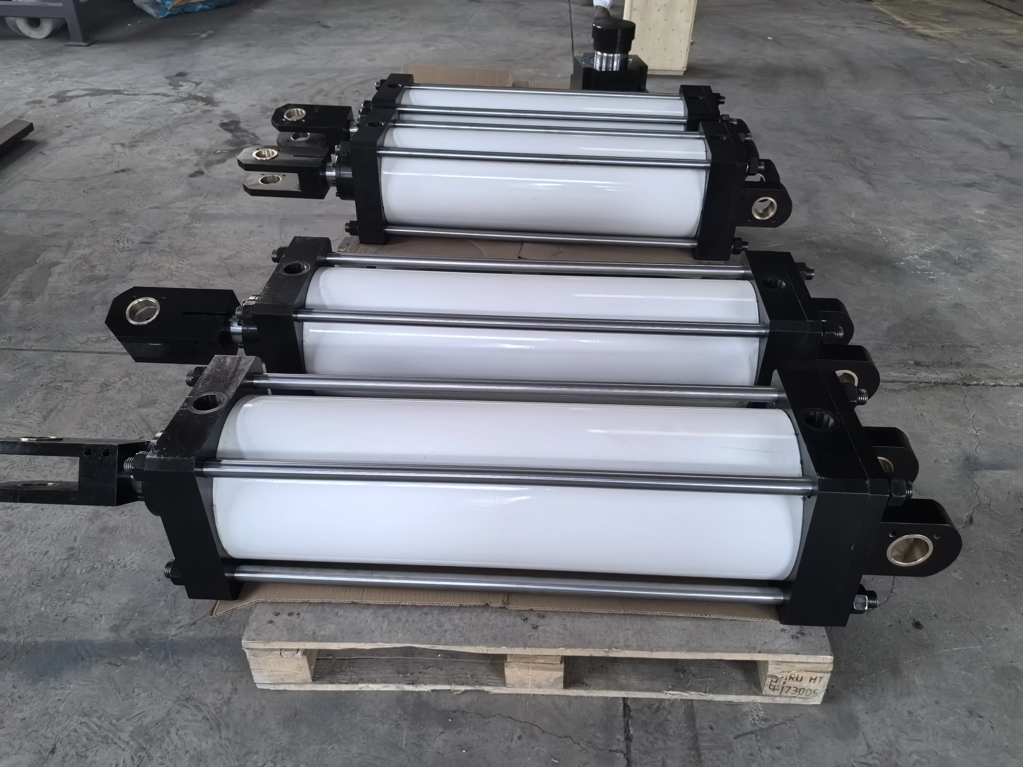 Long Stroke Double-Acting Piston Cylinder Linear Actuator High Force Aluminum Front Cover Air Operated Automated Equipment
