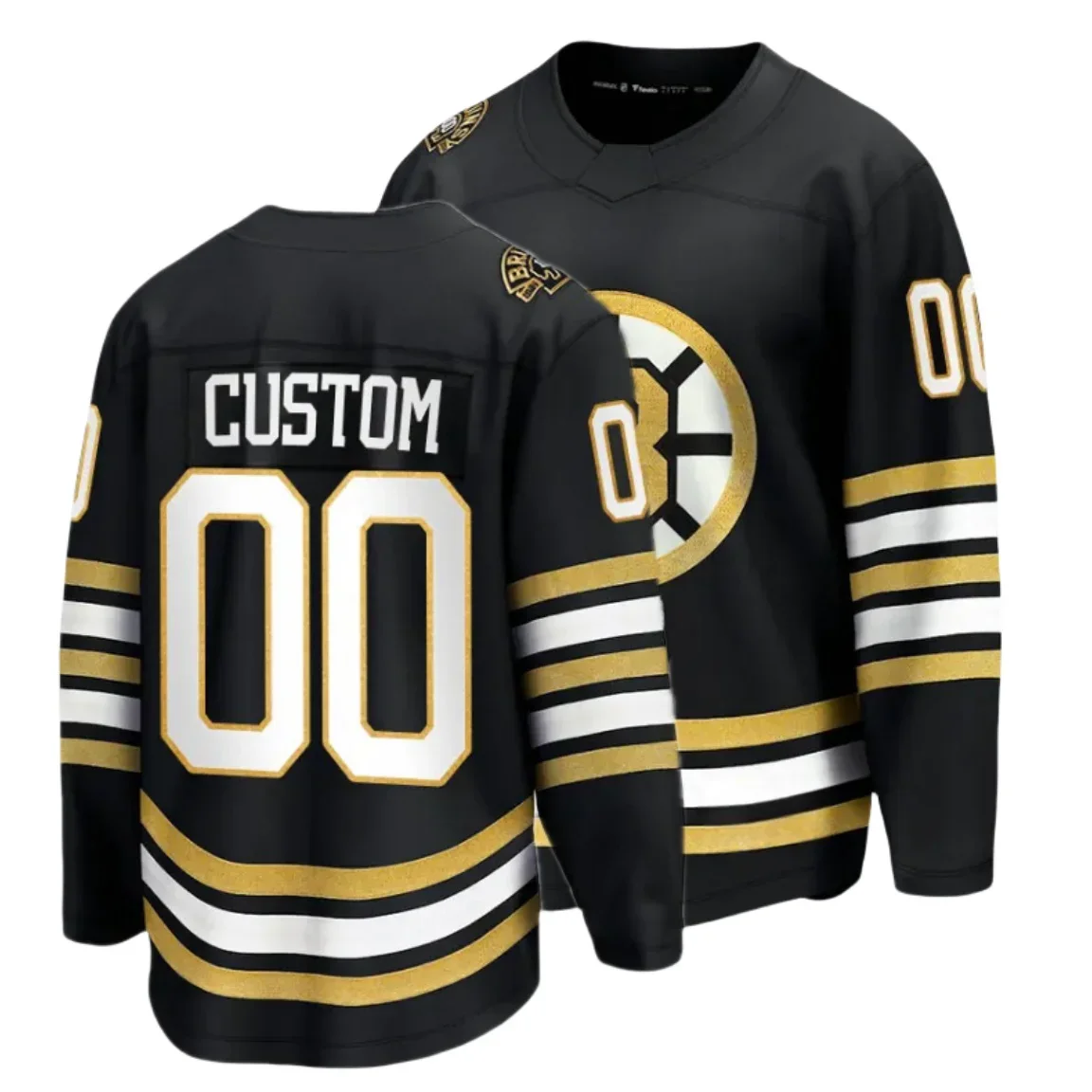 

Custom Boston Men Ice Hockey Jersey #88 David Pastrnak #63 Brad Marchand #1 Jeremy Swayman #11 Trent Frederic S