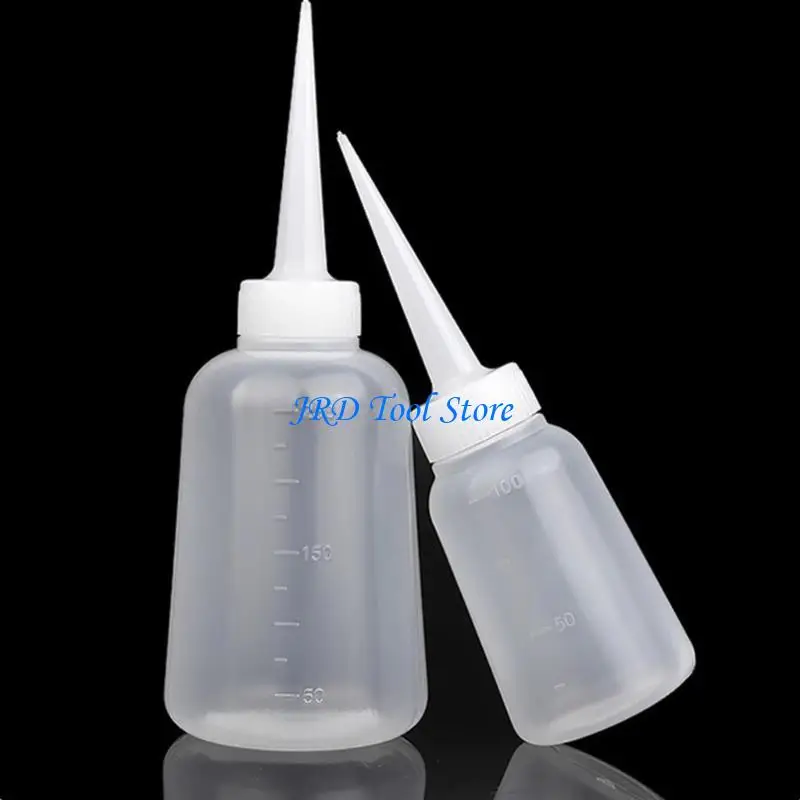 A2UD 4PCS 튼튼한 접착제 유전자 반투명 병. 정확한 액체 분배