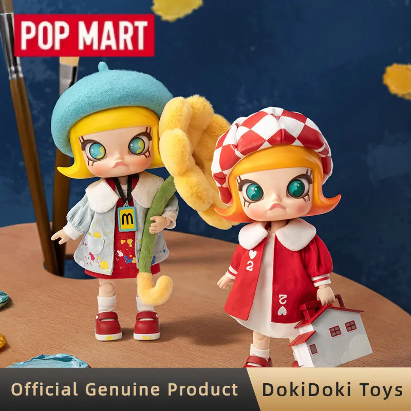 

Новая серия POPMART Molly к 20-летию: коллекционная фигурка 1/8, слепая коробка, кавайное украшение для стола, модель-игрушка, подарки