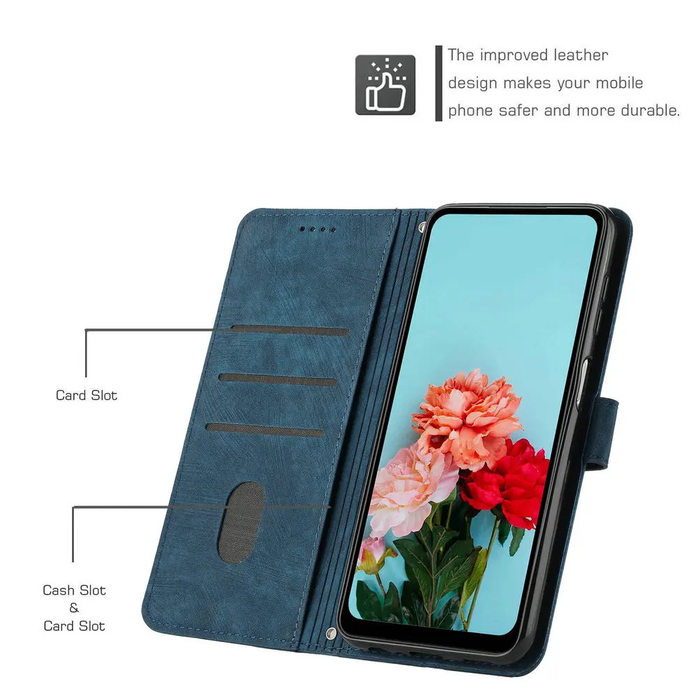 Casing dompet ponsel Xiaomi, pelindung kartu Magnet untuk Xiaomi 14 Pro 13 T 12T 11 Lite NE 5G