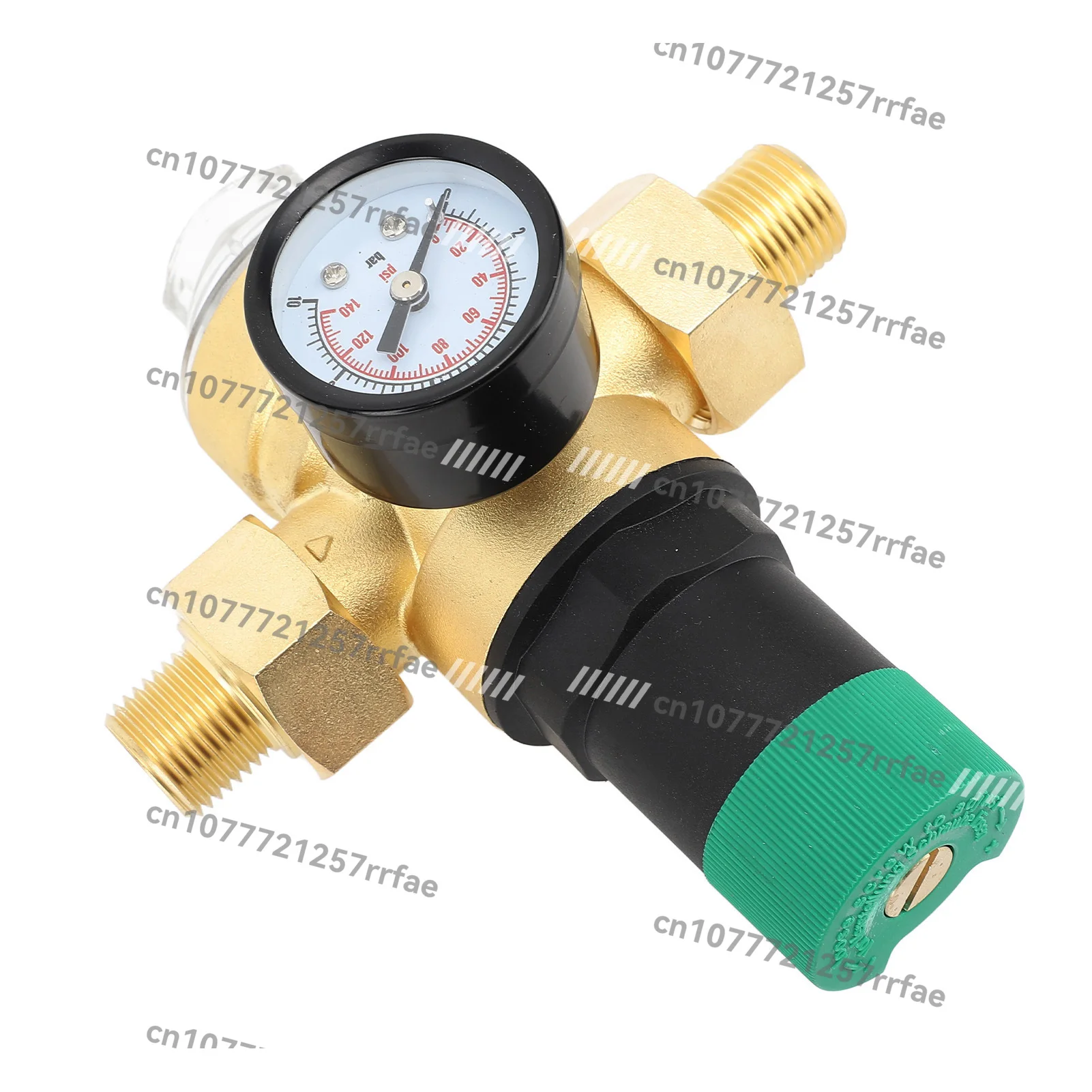 صمام تخفيض الضغط مع مخفض ضغط المياه G1/2 DN15 صمام تنظيم ضغط المياه النحاسي #3