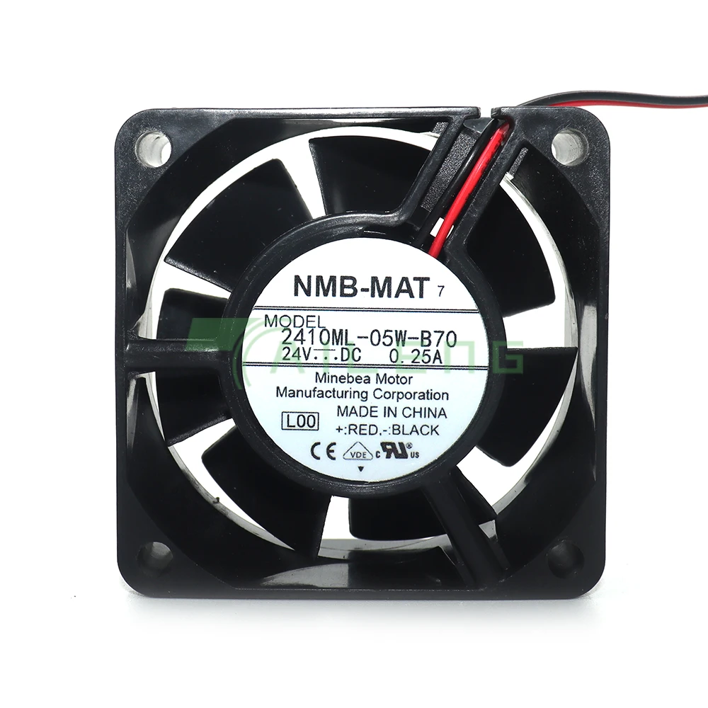 

new for 2410ML-05W-B70 6025 60mm 6CM DC 24V 0.25A dual ball bearing cooling fan