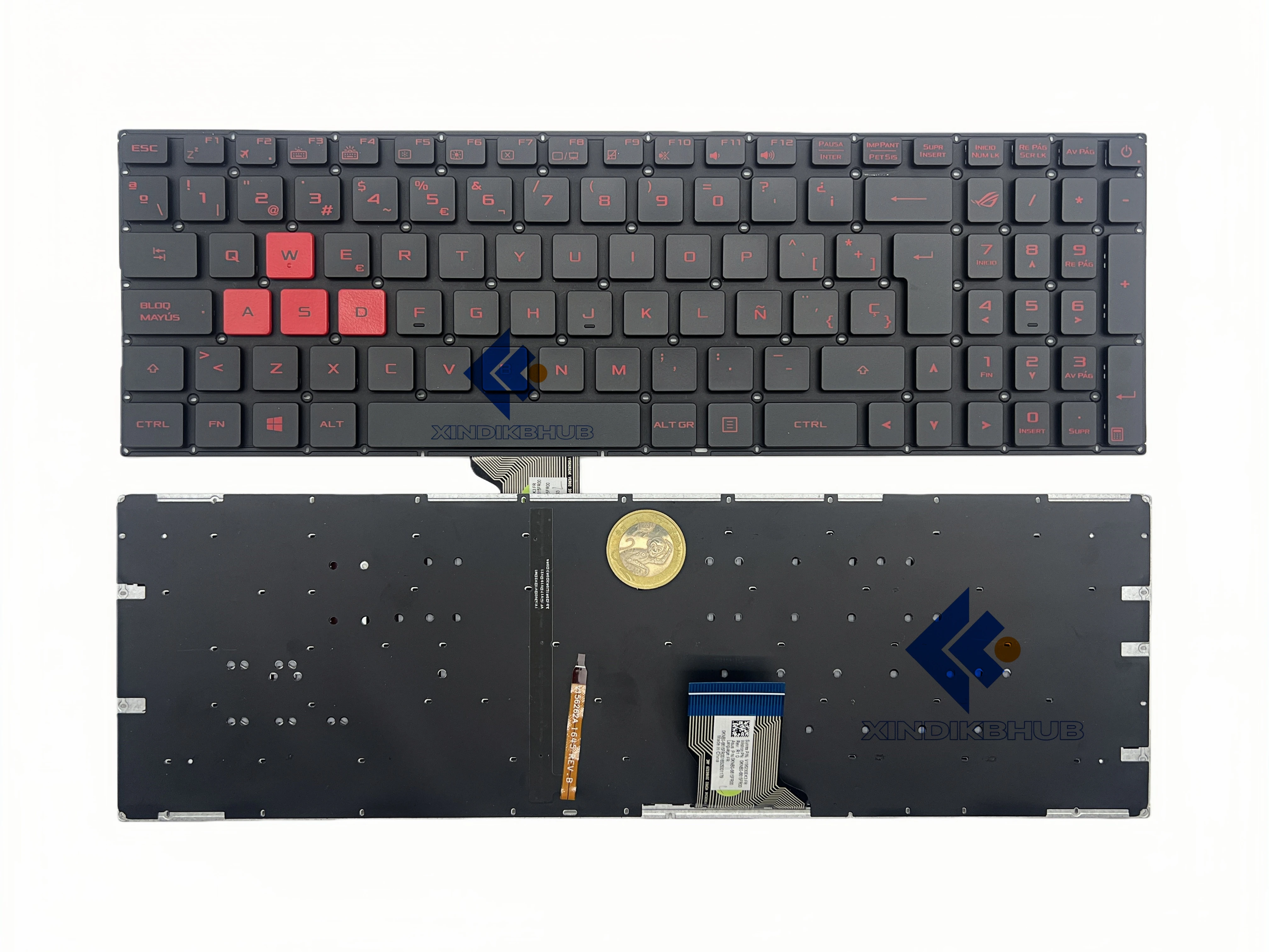 Spanish Latin Laptop Keyboard for Asus ROG GL502VM GL502VS GL502VT GL702VS GL702VM FX60 SP LA  Backlit image 2