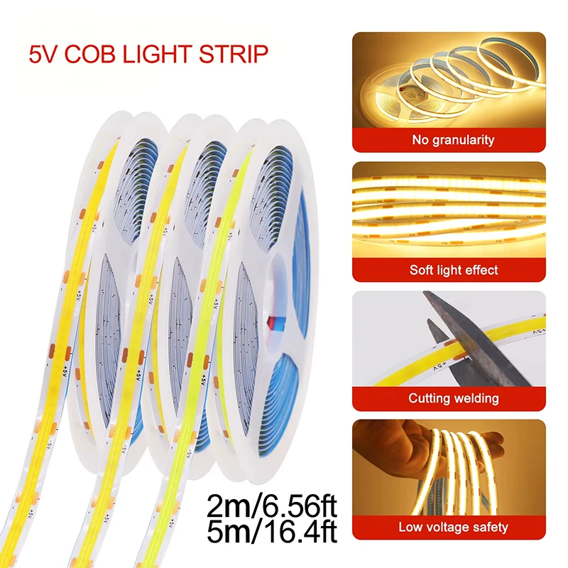 DC5V USB التحكم باللمس عكس الضوء LED قطاع عدة 2 متر/5 متر Length3000K/4000 كيلو/6000 كيلو للتلفزيون مرآة الخلفية غرفة المطبخ الإضاءة الليلية