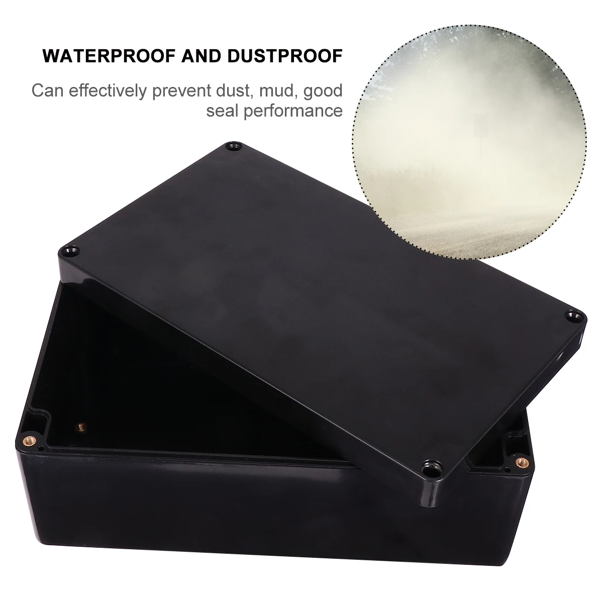 

1pc Plastic Waterproof Sealed Electric Junction Box Project Enclosure Outdoor Use Dustproof 200X120X75Mm