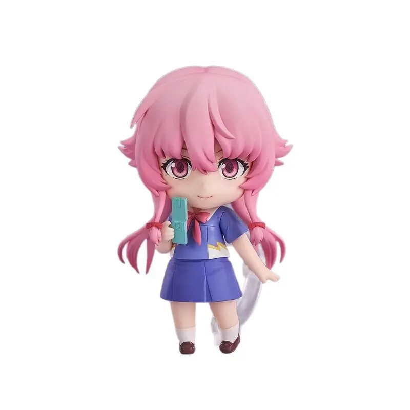 Anime #2316 Future Diary Yuno Gasai Movable Figure With Swap Faces Boxed Model Desktop Ornament Collectible Anime Toy Gift Fans view 5