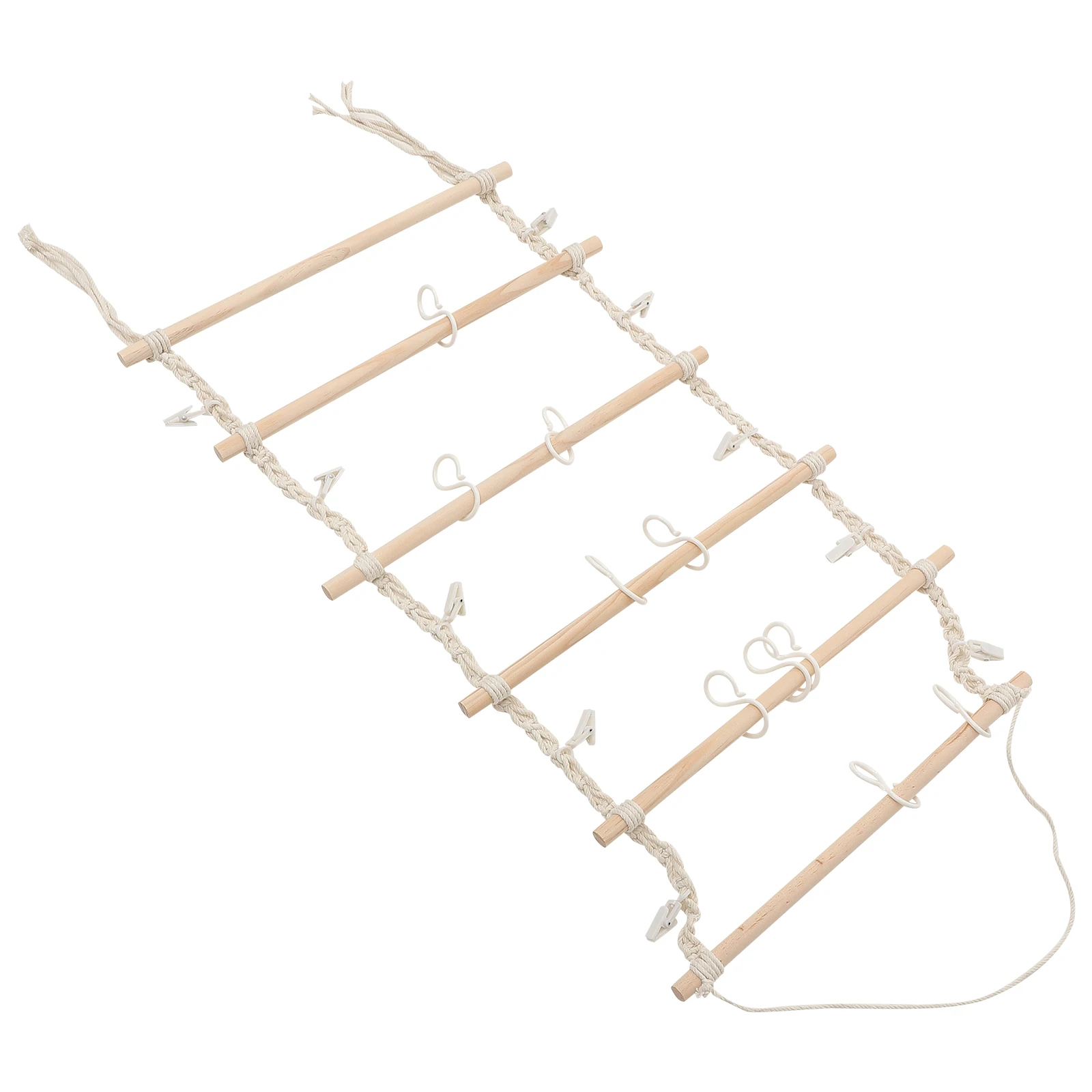 

Sturdy Wooden Bow Holder Decorative Tapestry Wall Hanging Organizer Kids Home Decor Display Rack Hairpin Clips Hanger