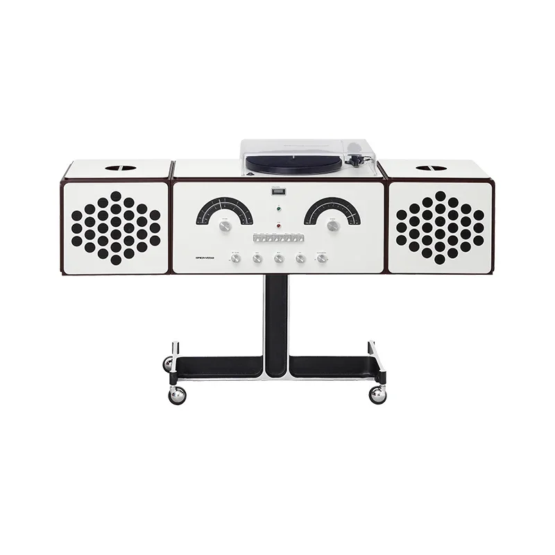 Brionvega RR226 Italian retro vinyl record player smiley face wireless bluetooth speaker stereo spot