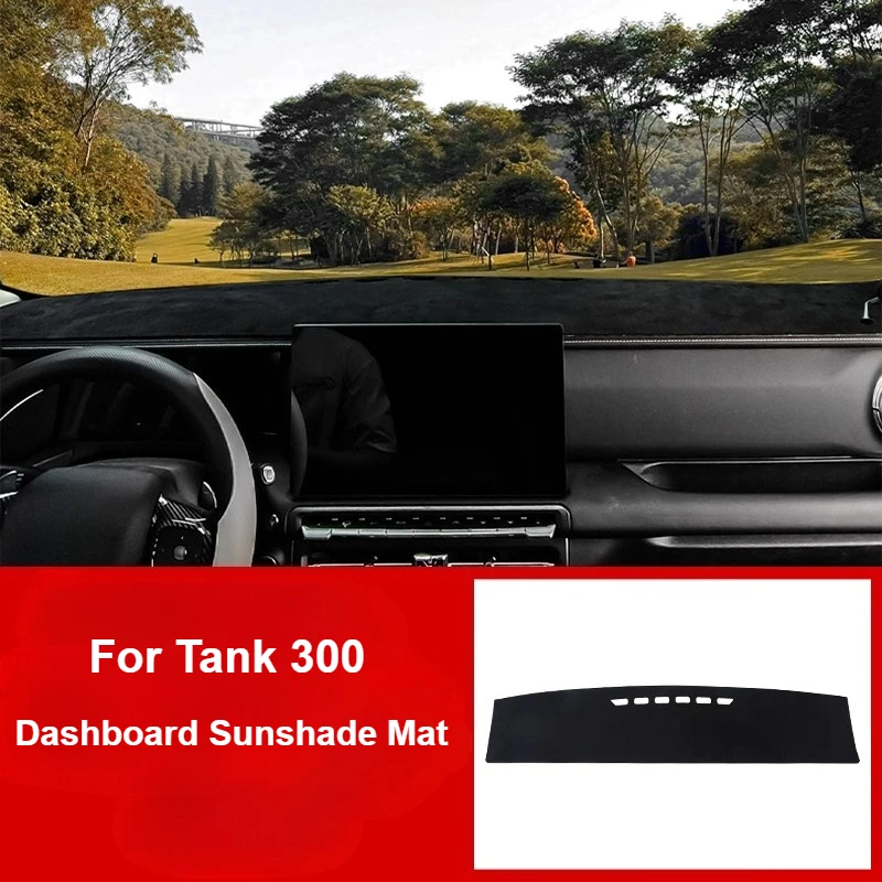

For Tank 300 2025 Dashboard Anti-Glare Silicone Non-Slip Sunshade Pad Interior Modification Accessories