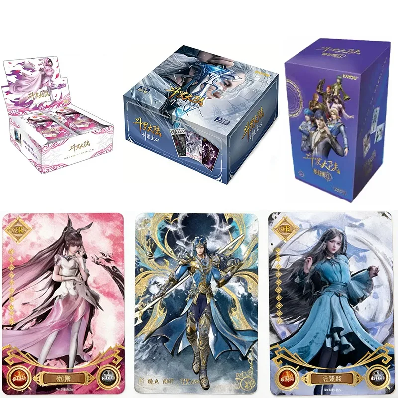 

Оригинальные коллекционные карточки KAYOU по аниме Douluo Dalu, лимитированная серия Deluxe, официальная аниме-атрибутика, подарки для детей на праздники